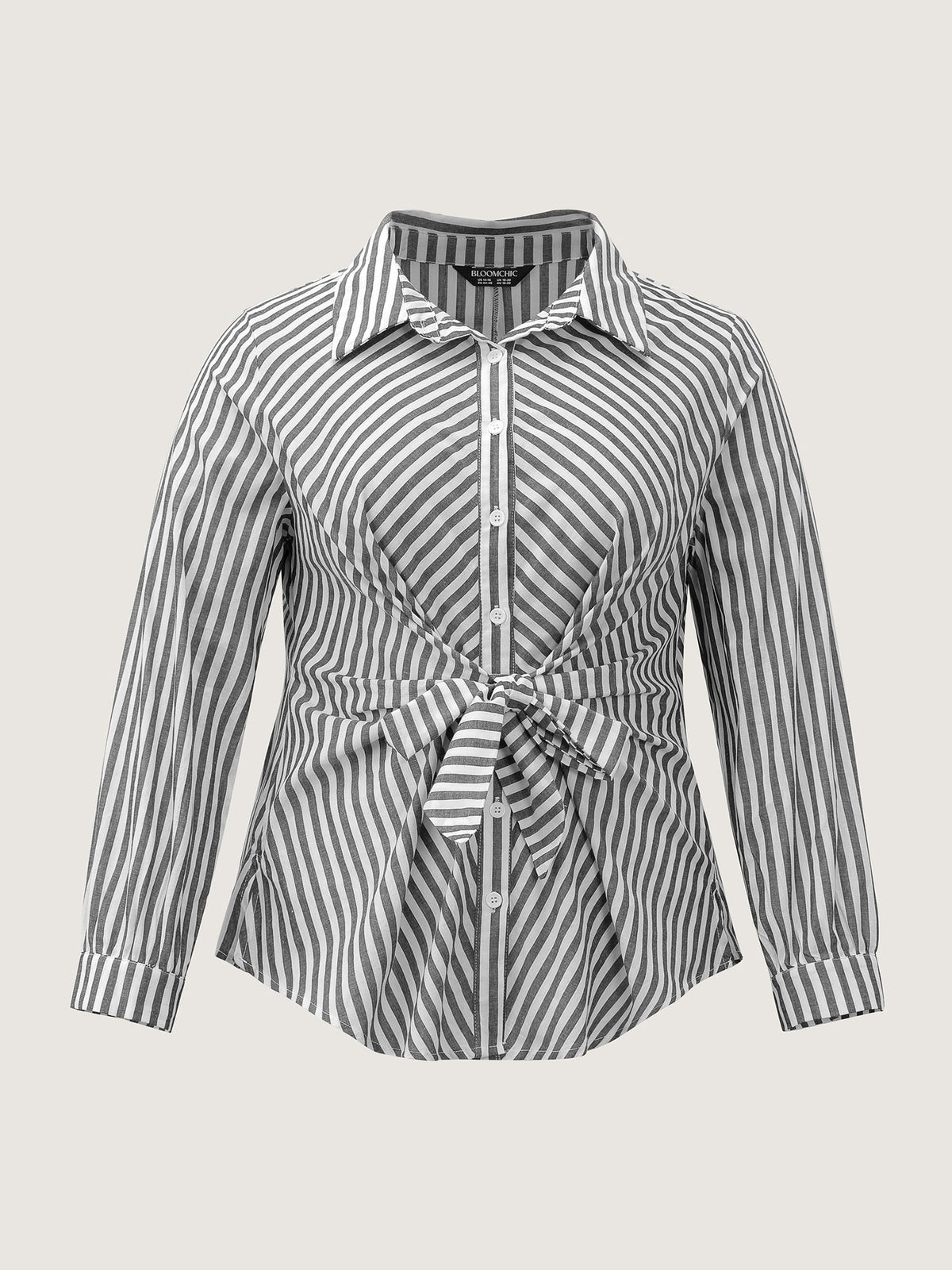 Pure Cotton Knotted Waist Blouse