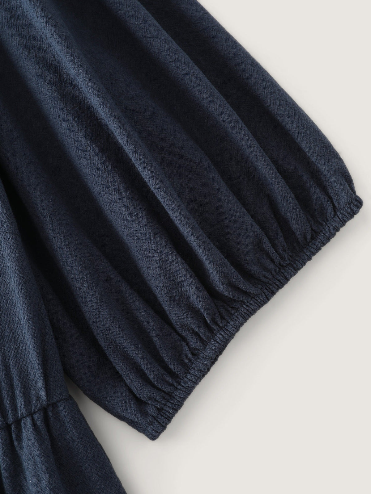 Cotton Color Block Tiered Maxi Dress