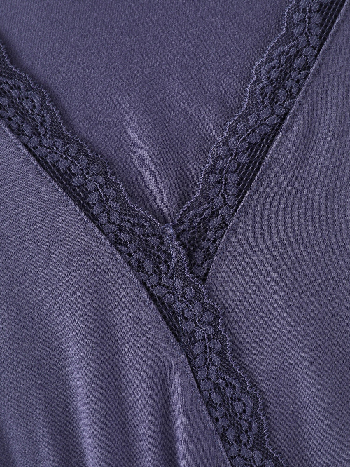 Supersoft Lace Trim Tiered Midi Dress