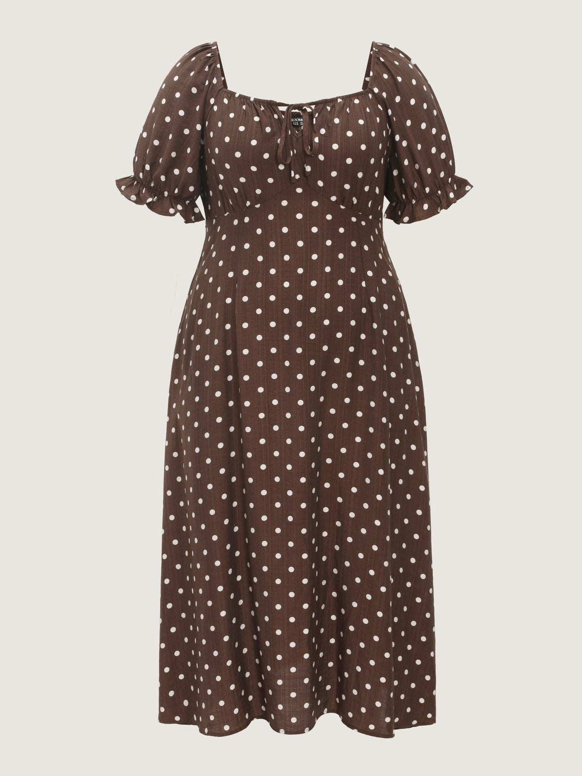 Supersoft Polka Dot Puff Sleeve Maxi Dress