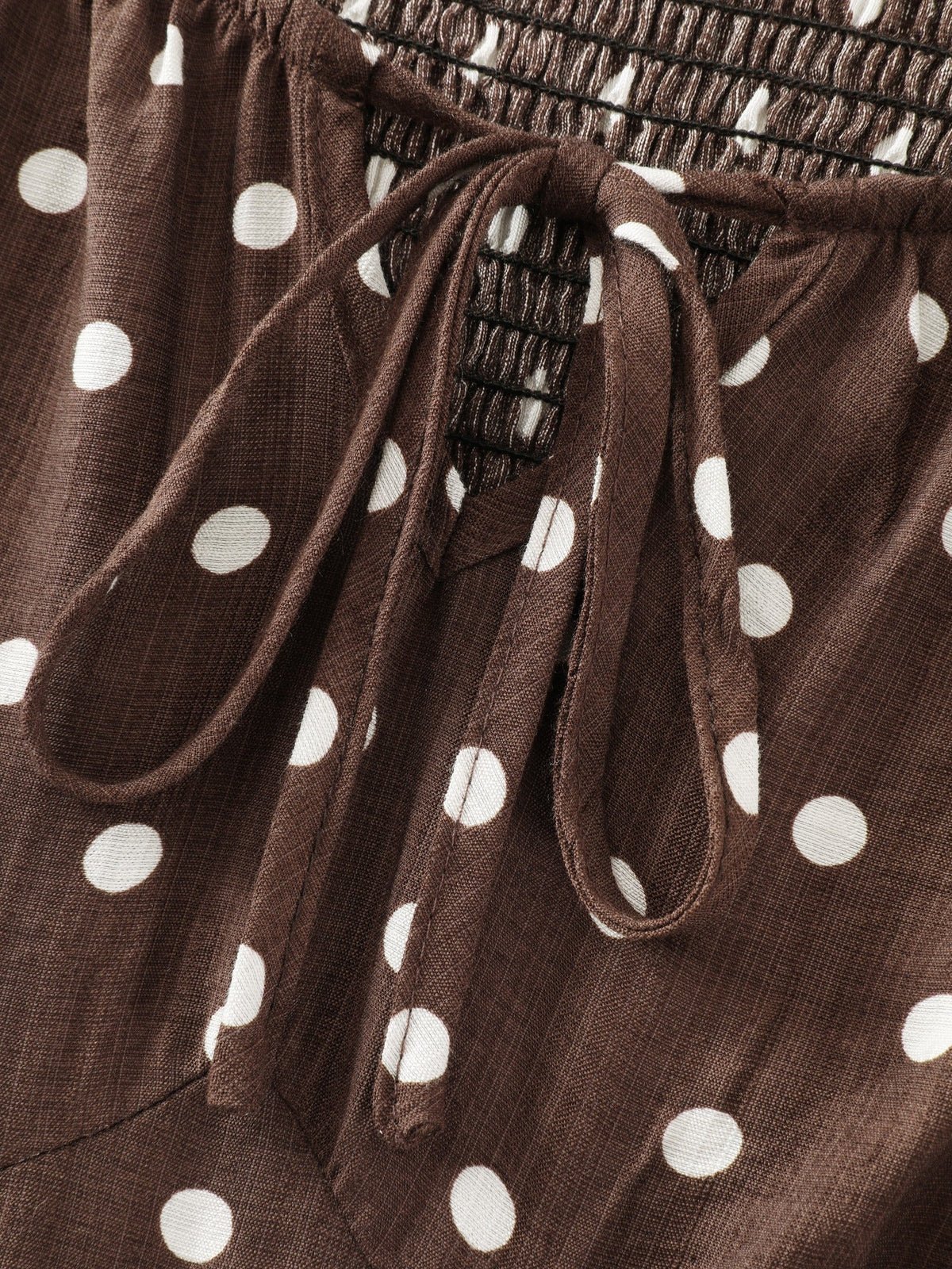 Supersoft Polka Dot Puff Sleeve Maxi Dress