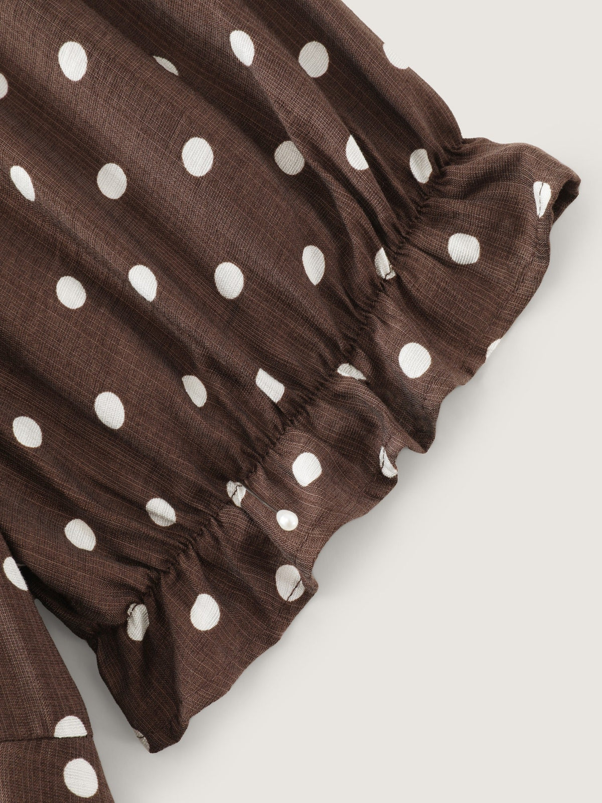 Supersoft Polka Dot Puff Sleeve Maxi Dress
