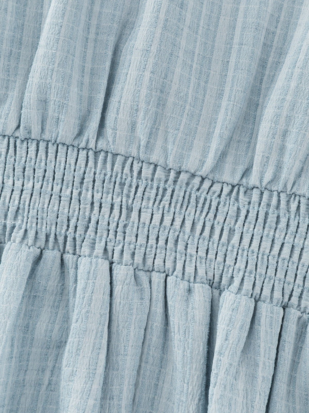 Textured Vertical Stripe Pocket Mini Dress