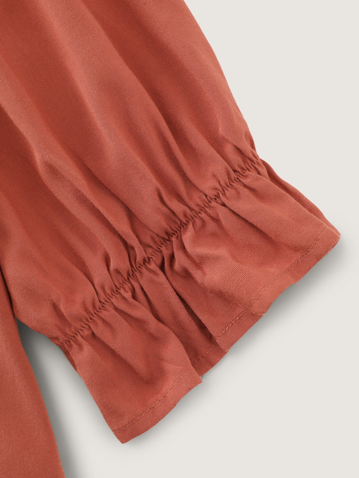 Supersoft Lace Trim V‑Neck Peplum Blouse