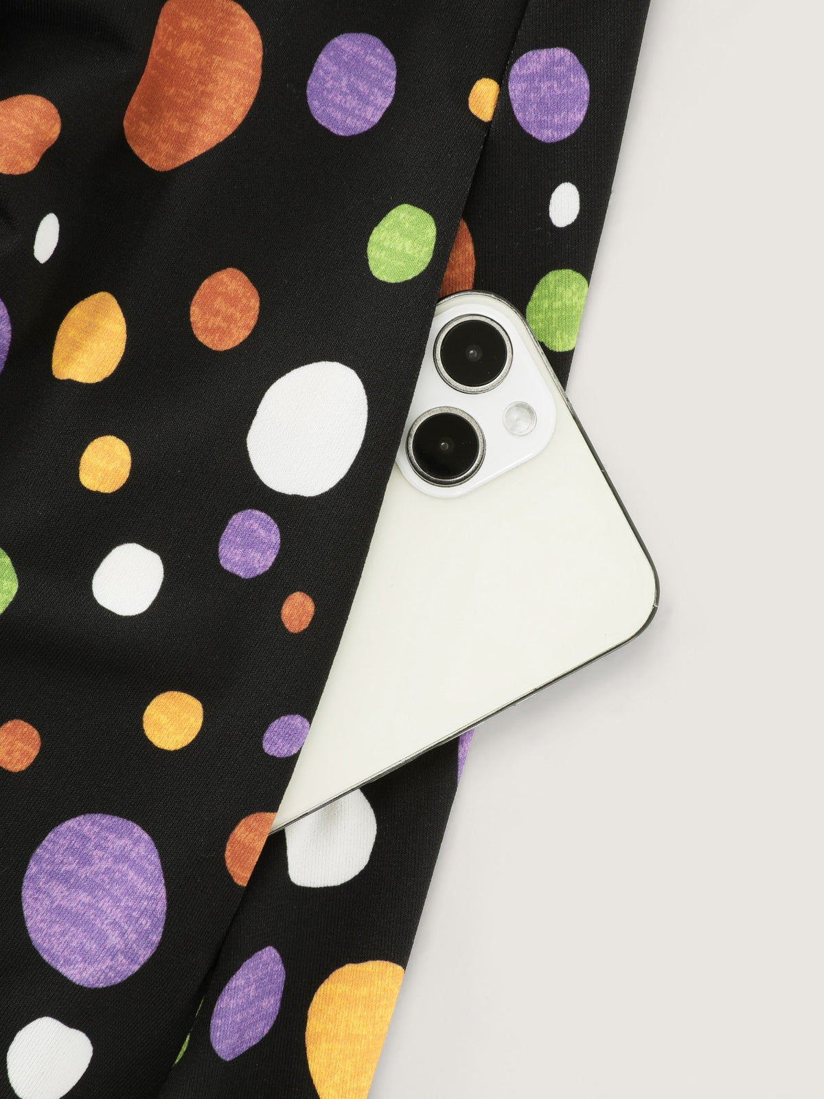 Retro Colorful Polka Dot Sleeveless Midi Dress