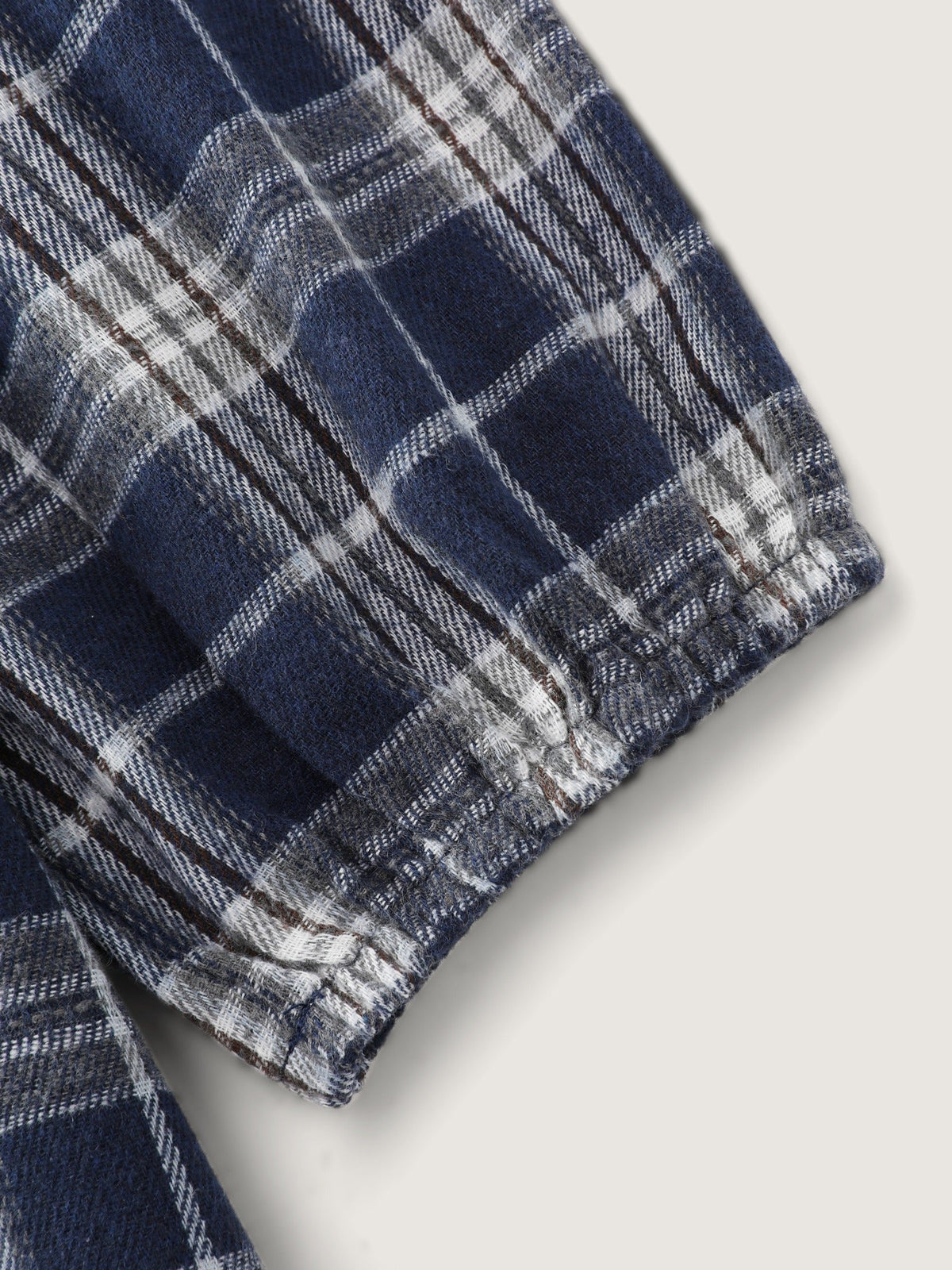Plaid Patchwork Ruffle Hem Mini Dress