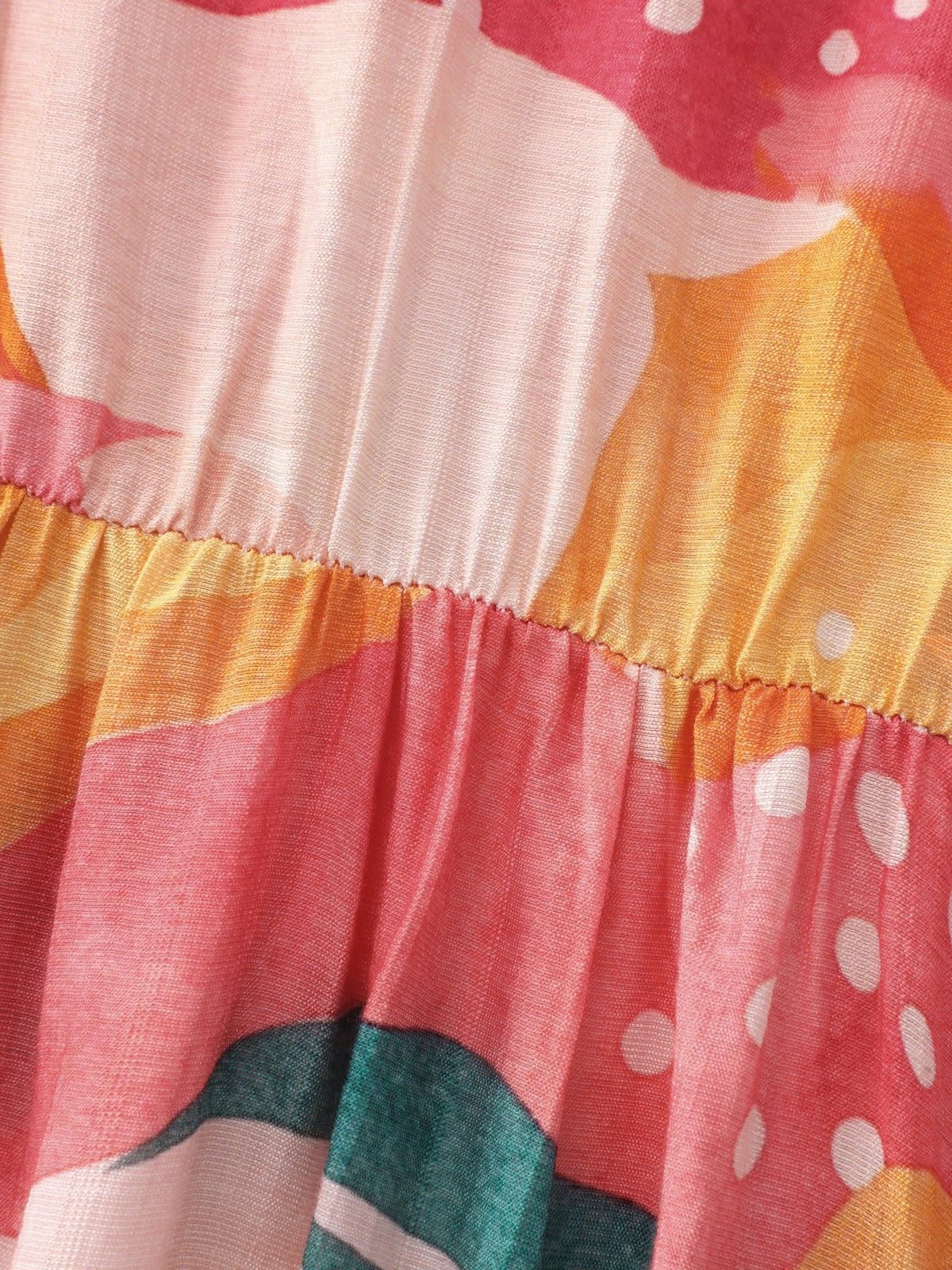 Supersoft Abstract Floral Print Pocket Midi Dress