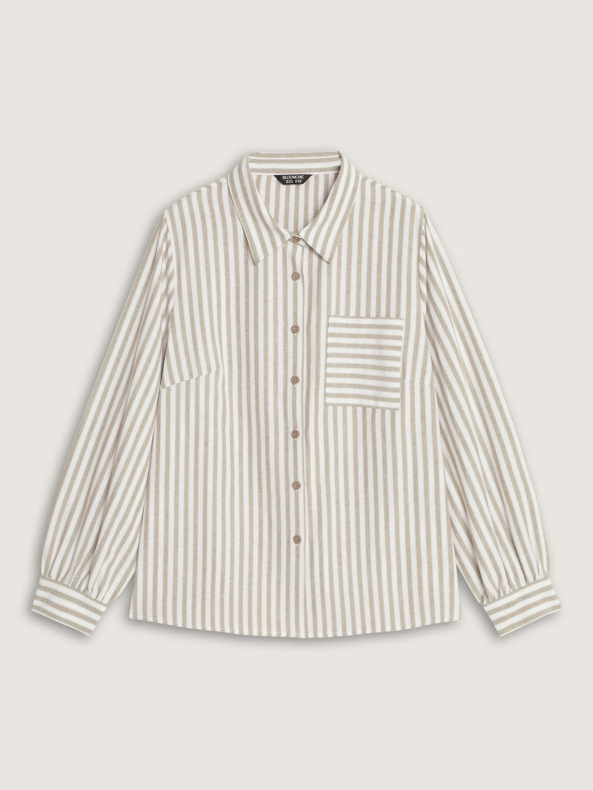 Striped Collared Button Down Shirt