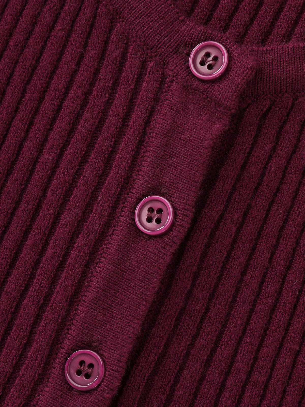 Square Neck Button Front Ribbed Knit Sweater Dress