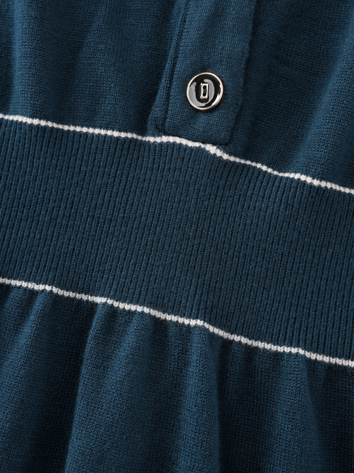 Supersoft Contrast Stitch Button Front Sweater Dress