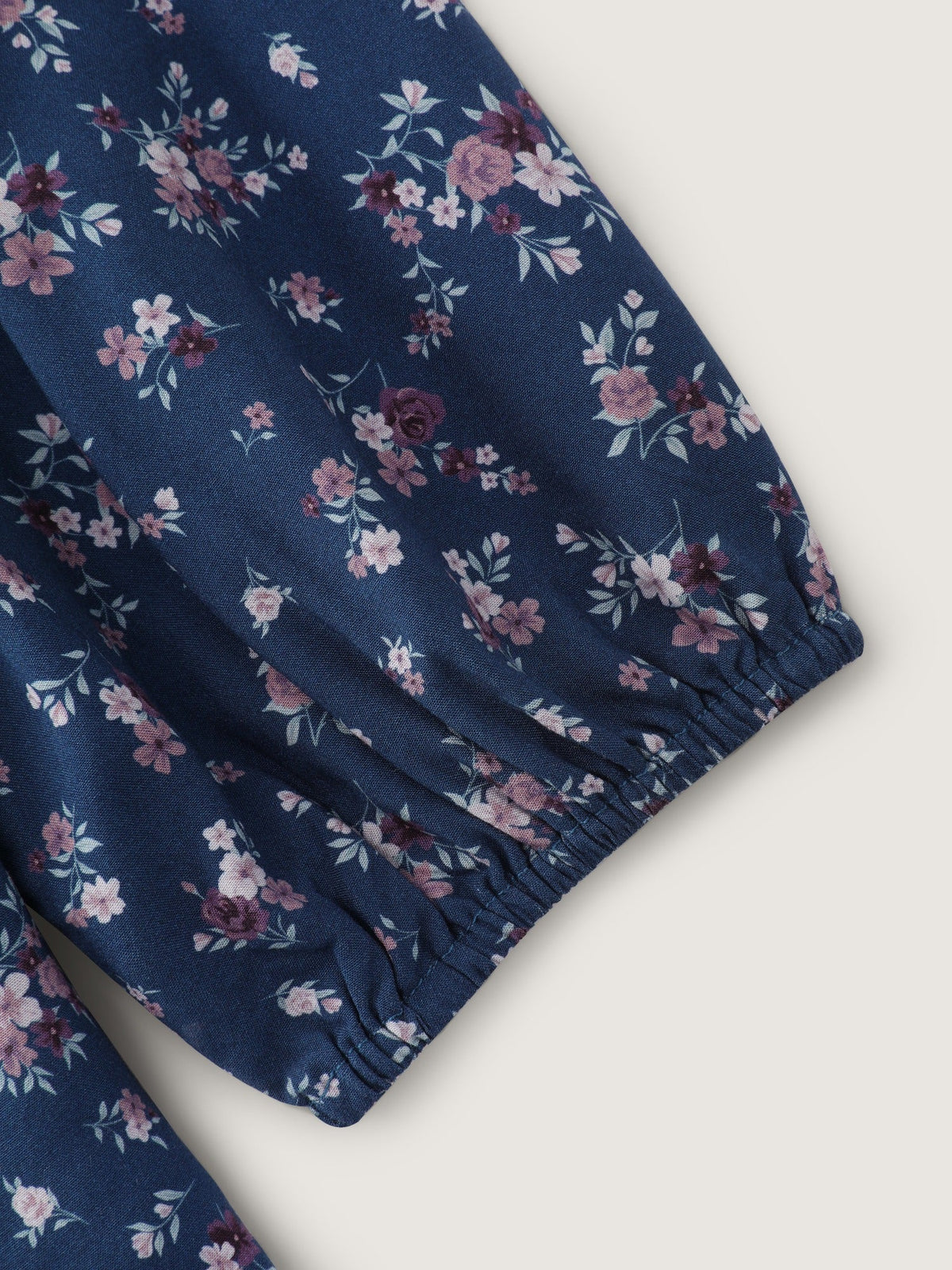 Supersoft Floral Print V Neck Tie Front Blouse