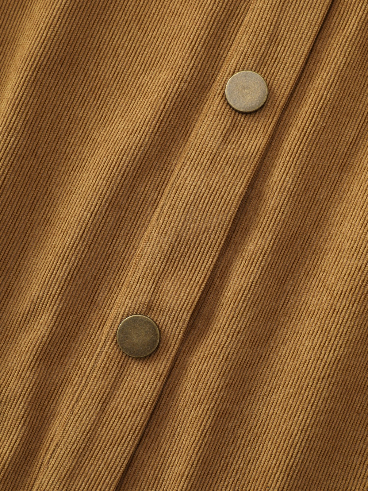 Corduroy Button Down Tiered Mini Dress