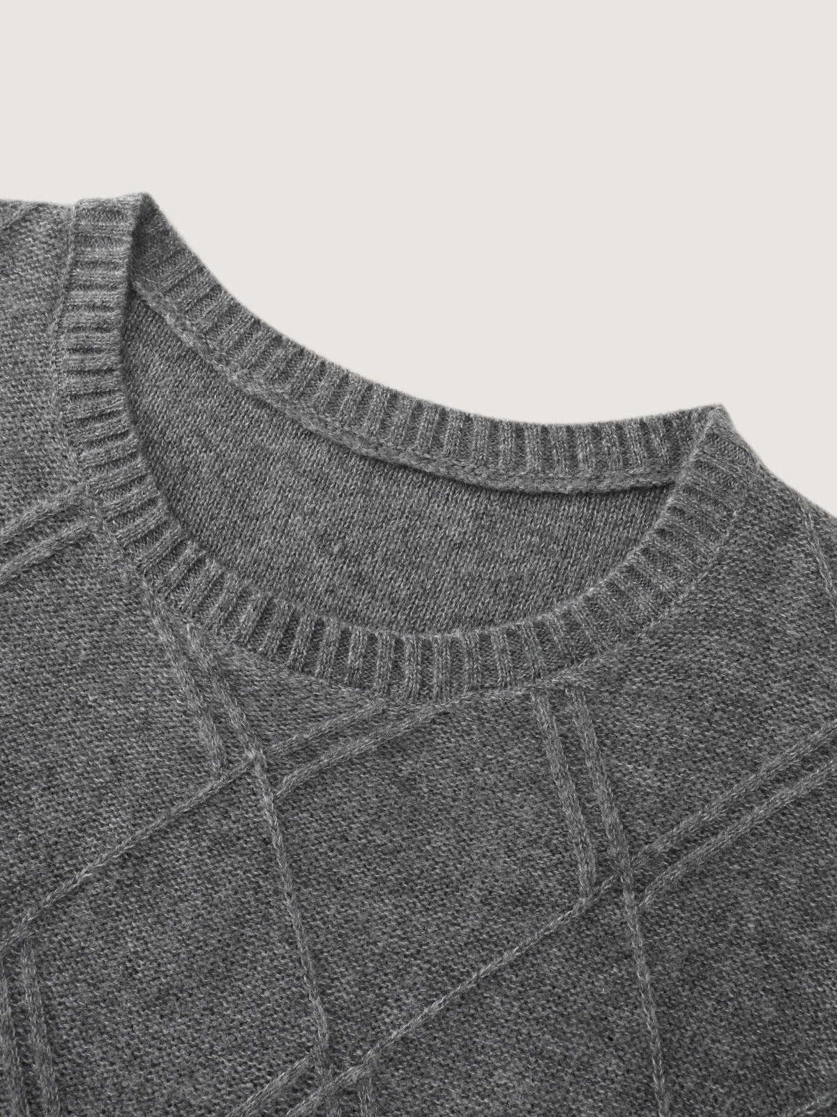 Supersoft Crew Neck Cable Knit Sweater Dress