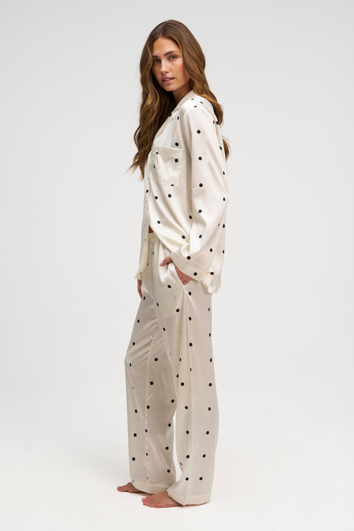 Long Premium Silk PJ Set
