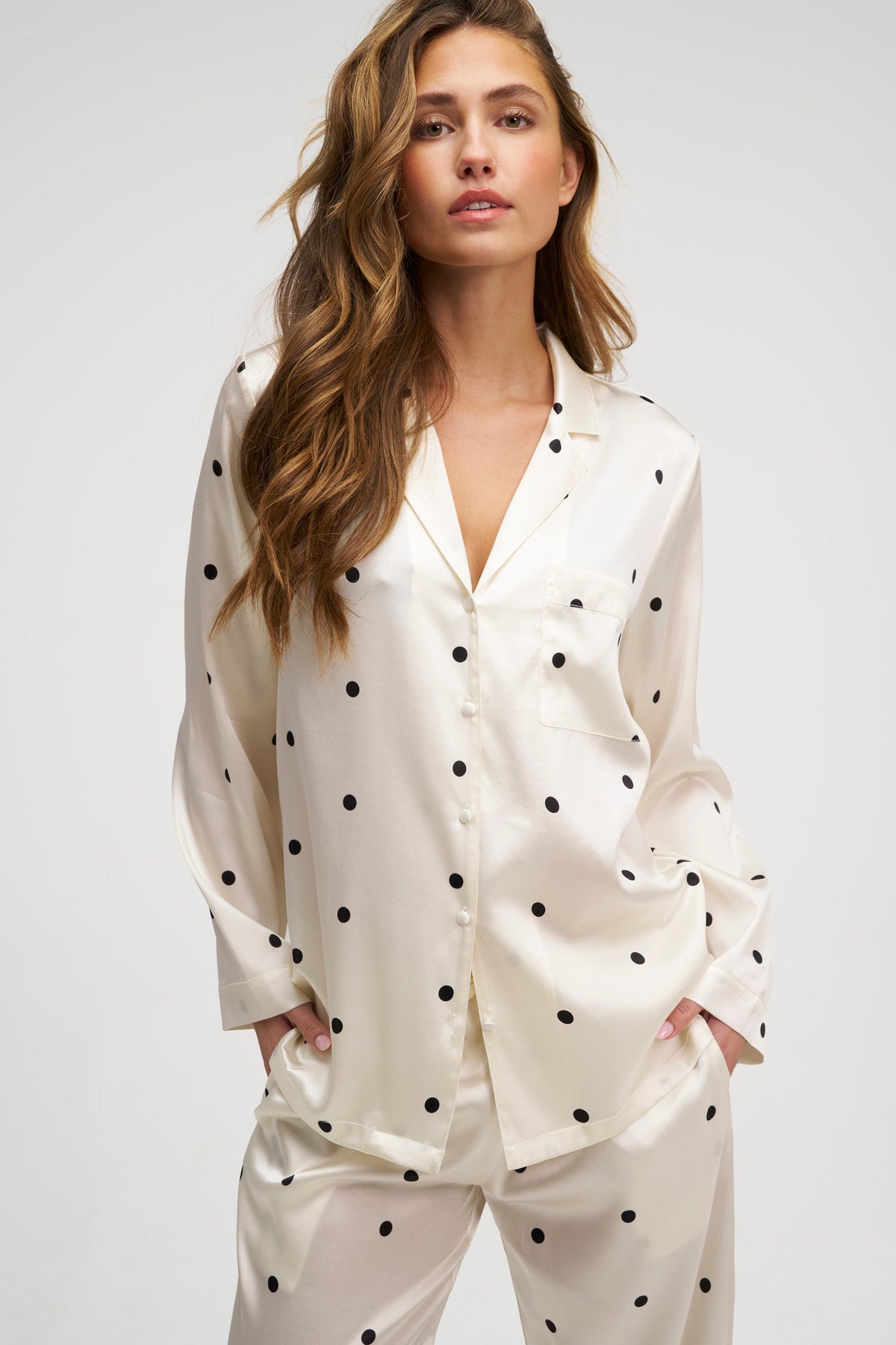 Long Premium Silk PJ Set