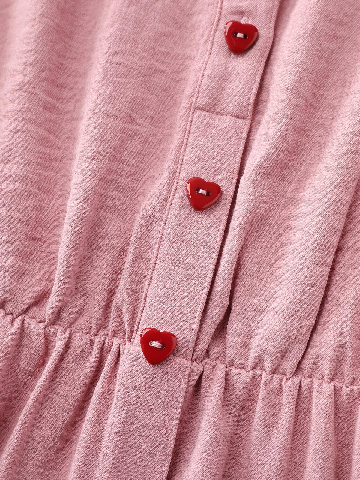 Layered Pleated Waist-Tie Shirt Dress