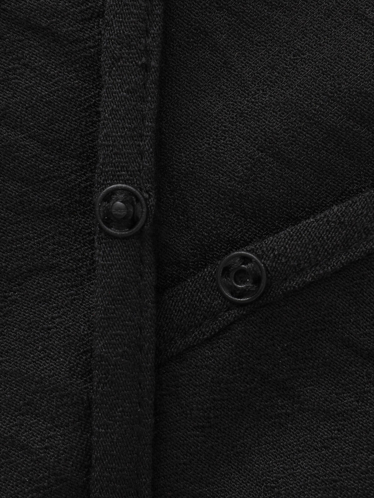 Flared Sleeve Shirred Hem Plain Blouse