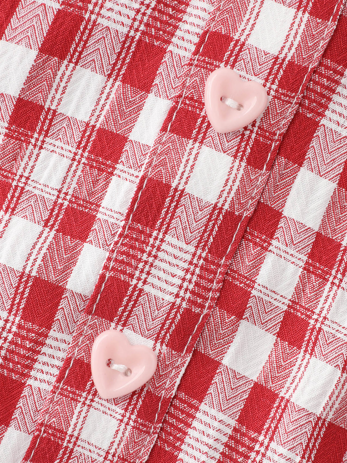 Checkered Print Pockets Button Maxi Dress