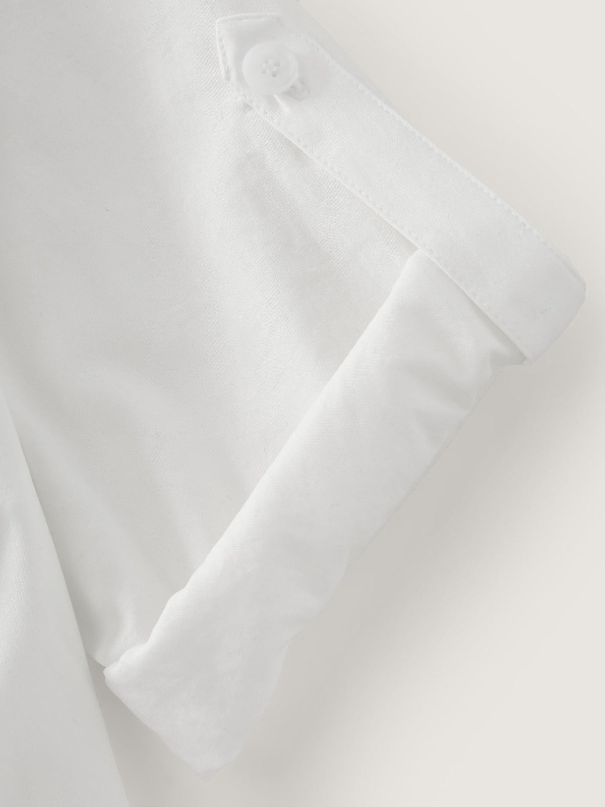 Solid Lapel Collar Knotted Front Waist Shirt