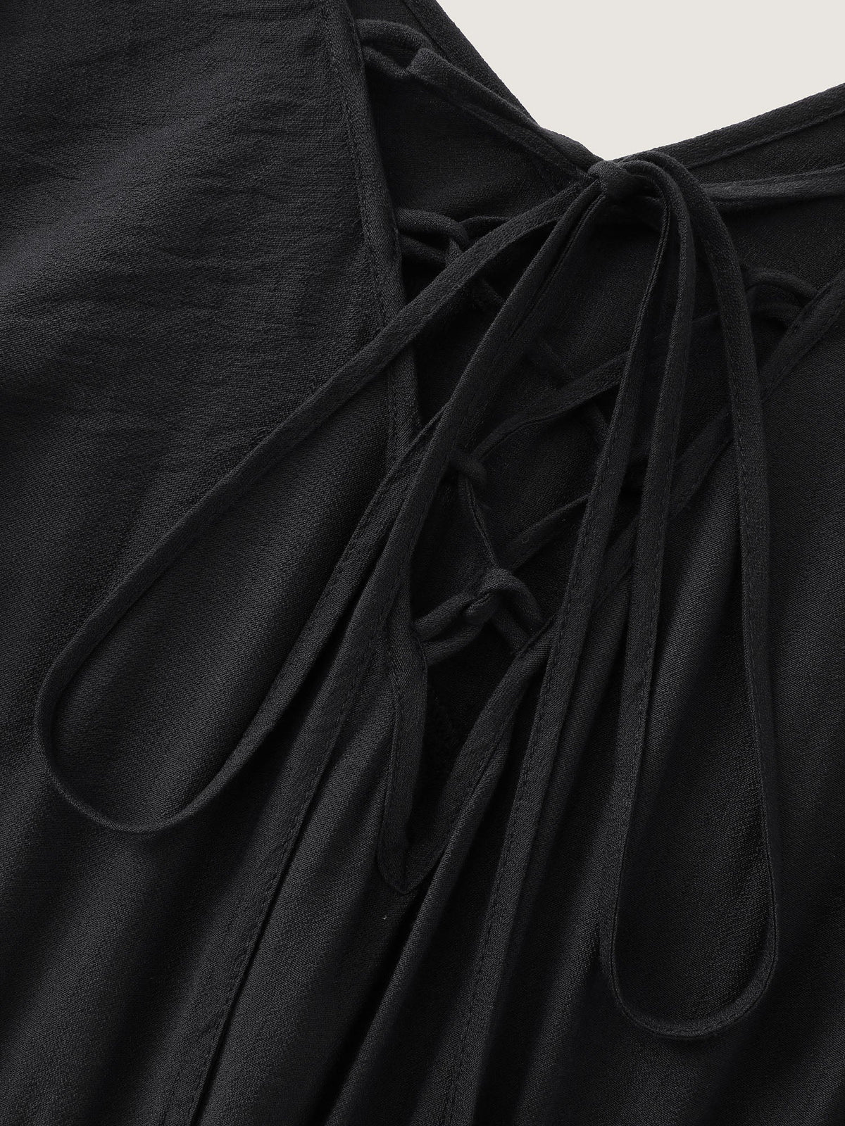Colorblock Tiered Ruffled Sleeve Maxi Dress