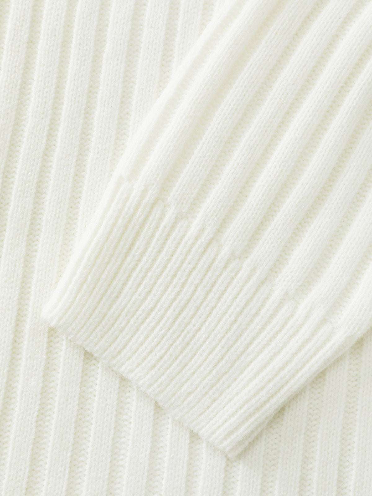 High Turtleneck Textured Sweater Dress