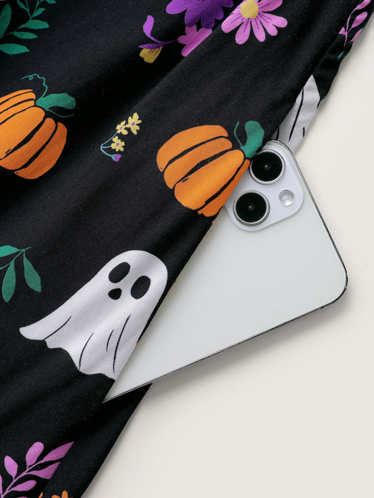 Ghost Party Rayon Pockets Mini Dress