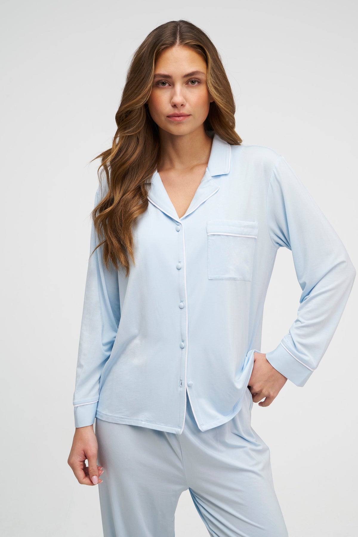 Long Tencel PJ Set